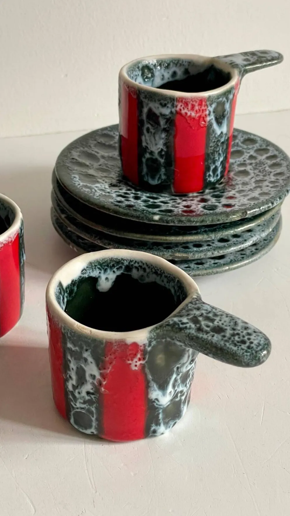 Tasses Céramique d'Art Luc VALLAURIS