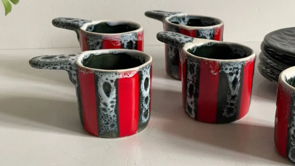 Tasses Céramique d'Art Luc VALLAURIS
