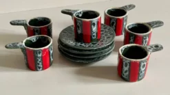 Tasses Céramique d'Art Luc VALLAURIS