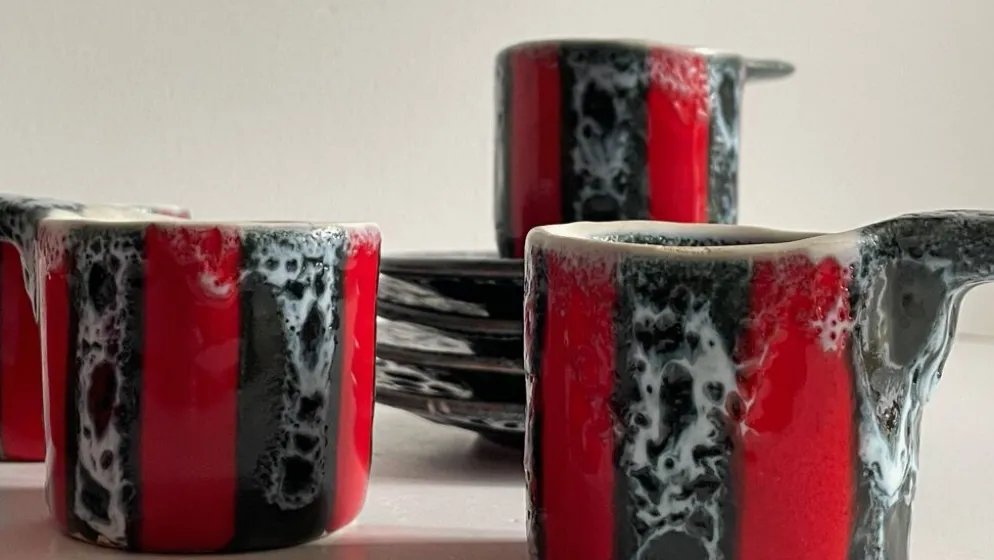 Tasses Céramique d'Art Luc VALLAURIS