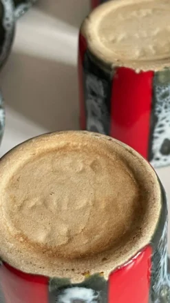 Tasses Céramique d'Art Luc VALLAURIS