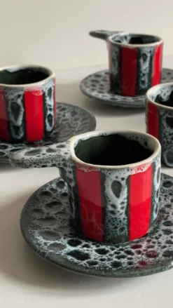 Tasses Céramique d'Art Luc VALLAURIS