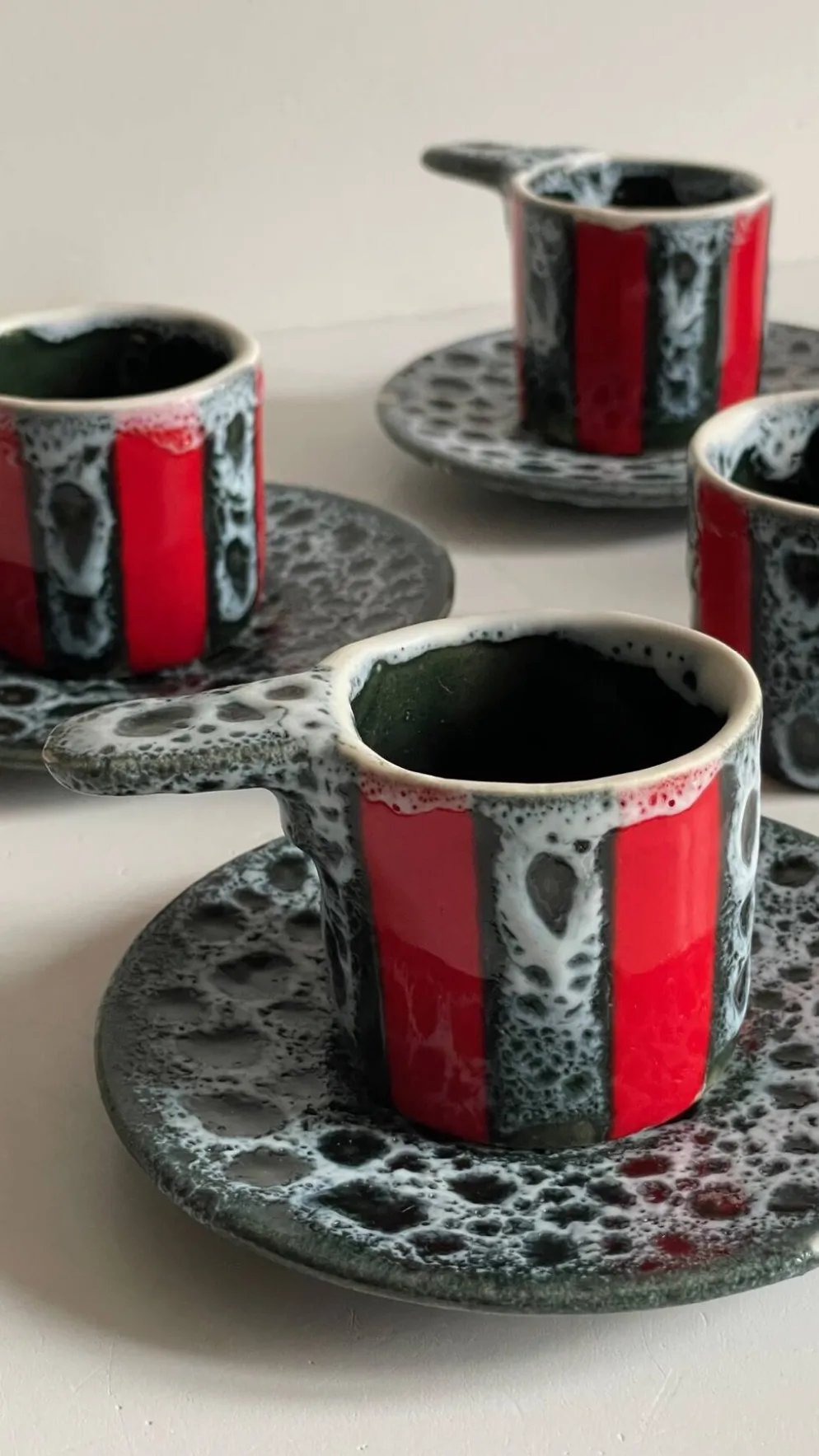 Tasses Céramique d'Art Luc VALLAURIS