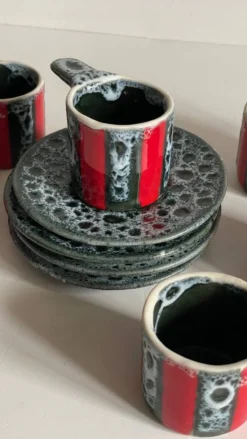 Tasses Céramique d'Art Luc VALLAURIS