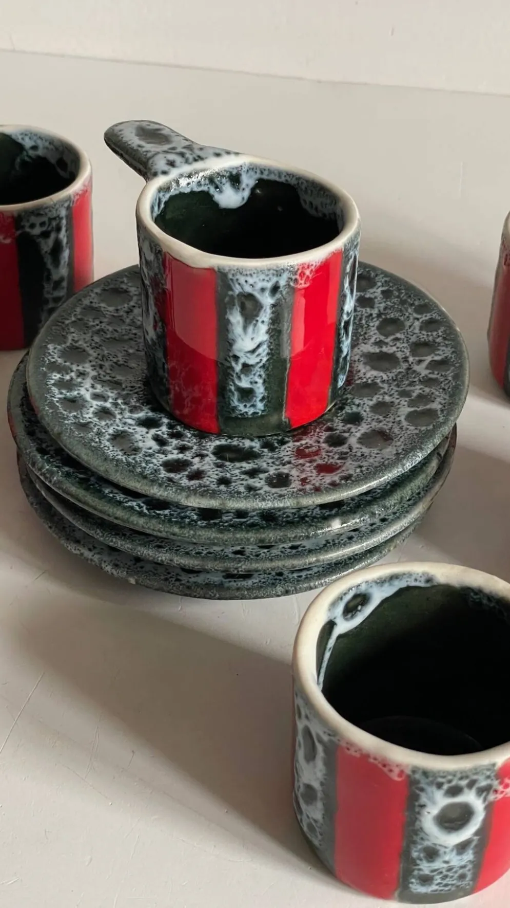 Tasses Céramique d'Art Luc VALLAURIS