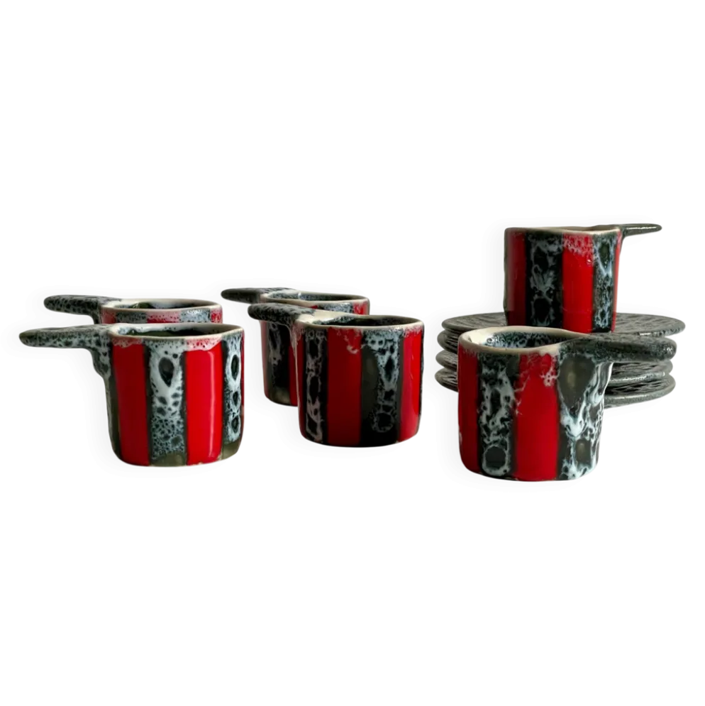 Tasses Céramique d'Art Luc VALLAURIS