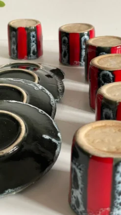Tasses Céramique d'Art Luc VALLAURIS