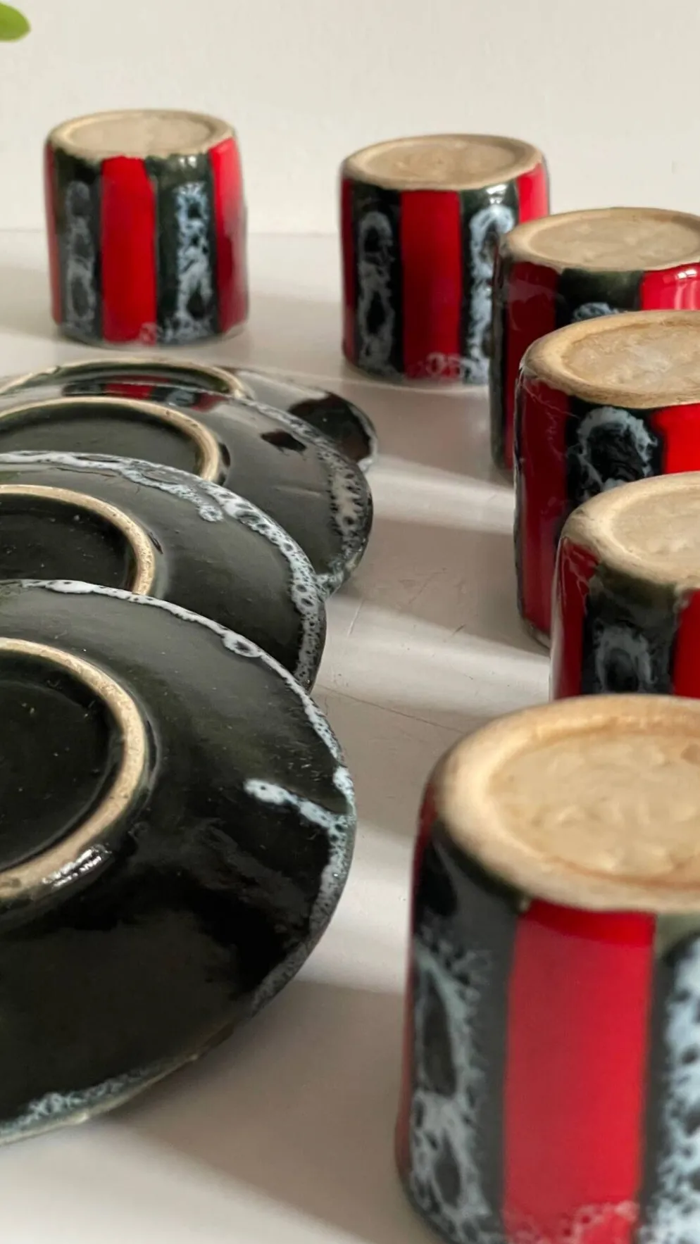 Tasses Céramique d'Art Luc VALLAURIS