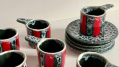 Tasses Céramique d'Art Luc VALLAURIS