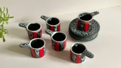Tasses Céramique d'Art Luc VALLAURIS