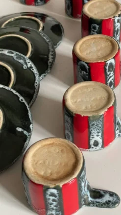 Tasses Céramique d'Art Luc VALLAURIS