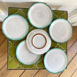 Tasses céramiques 70 chardons peints à la main
