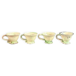4 tasses en céramique artisanale - Ref 1361
