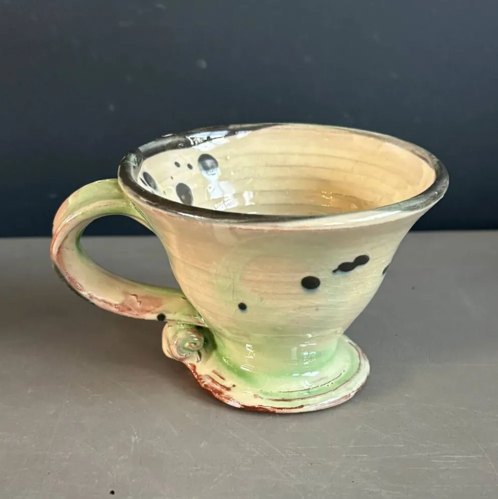 4 tasses en céramique artisanale - Ref 1361