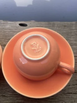 6 tasses en céramique maison Pagnossin Italie