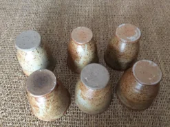 6 tasses en grès