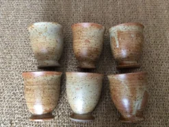 6 tasses en grès
