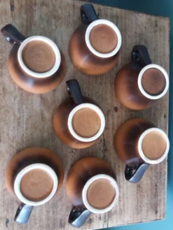 Tasses en grès