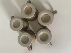5 tasses en grès