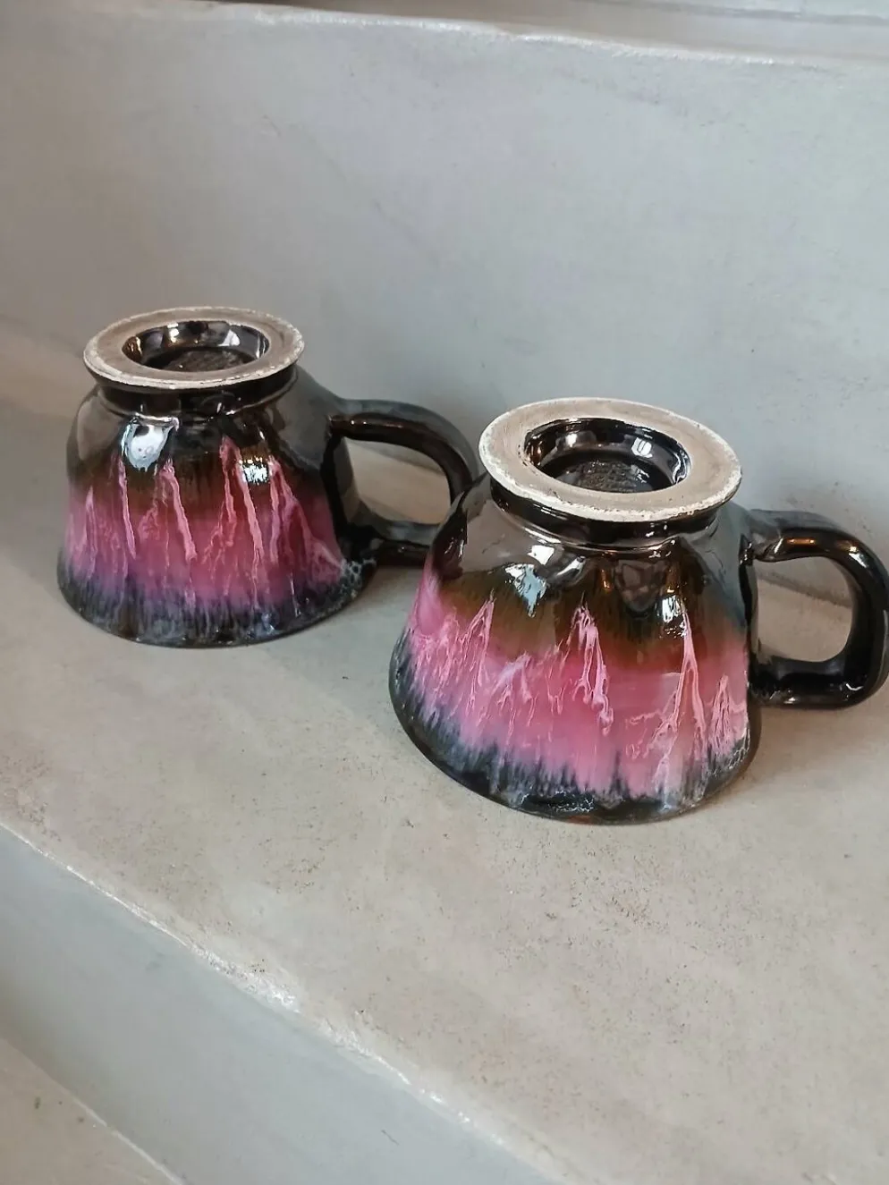 2 tasses et soucoupes vintages