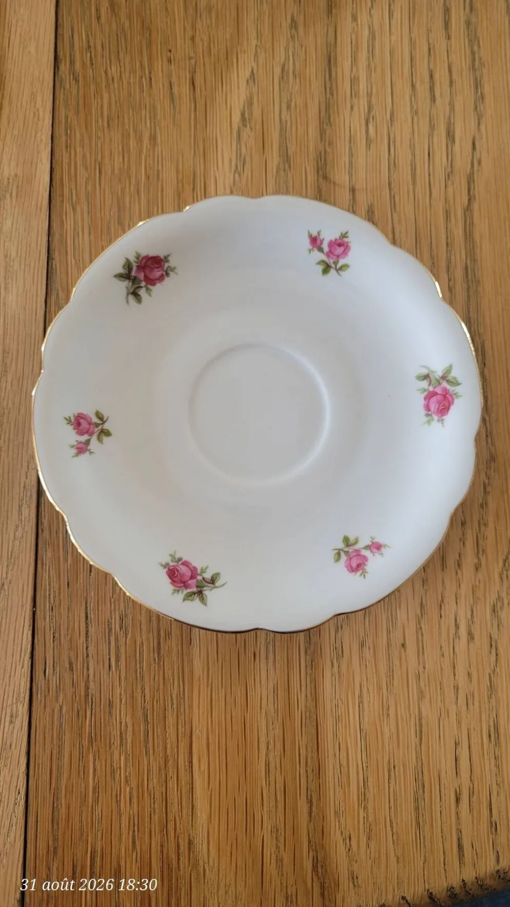 5 tasses et sous-tasses Seltmann Weiden Bavaria Modèle Nora