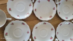 6 tasses et sous-tasses vintage Seltmann Weiden Bavaria Modèle Nora