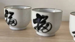 4 tasses grès vintage