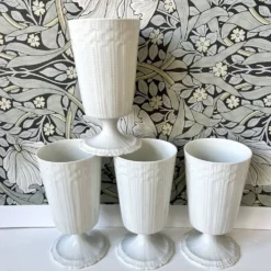 4 tasses mazagrans porcelaine de Limoges