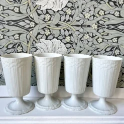 4 tasses mazagrans porcelaine de Limoges