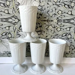 4 tasses mazagrans porcelaine de Limoges