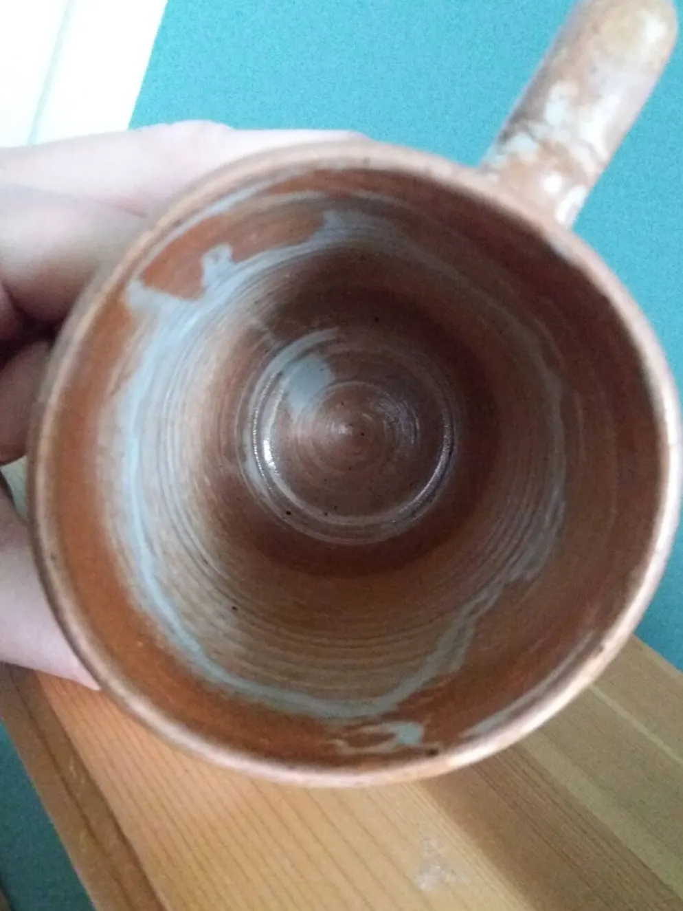 2 tasses mugs en grès émaillé