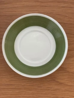 6 tasses 5 soucoupes porcelaine fleurie Hutschenreuther
