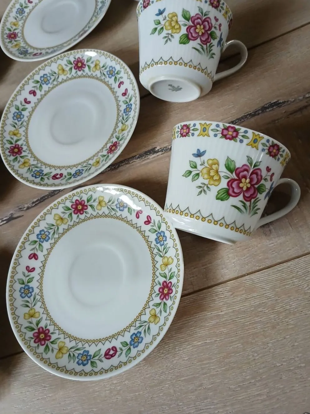6 tasses + soupes anciennes/ années 50