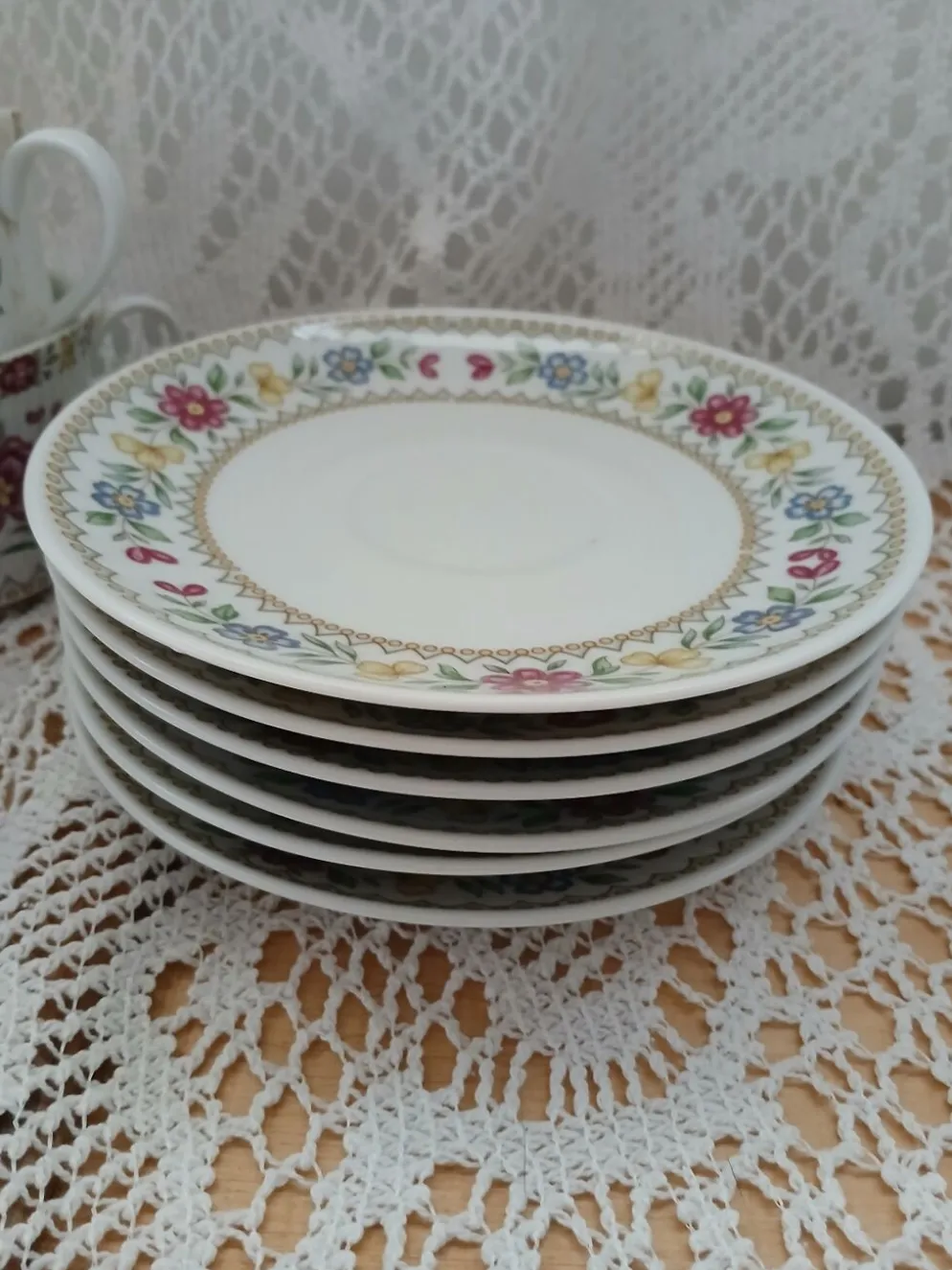 6 tasses + soupes anciennes/ années 50