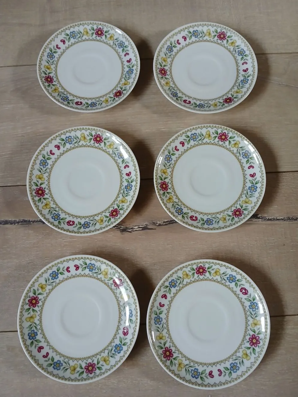 6 tasses + soupes anciennes/ années 50