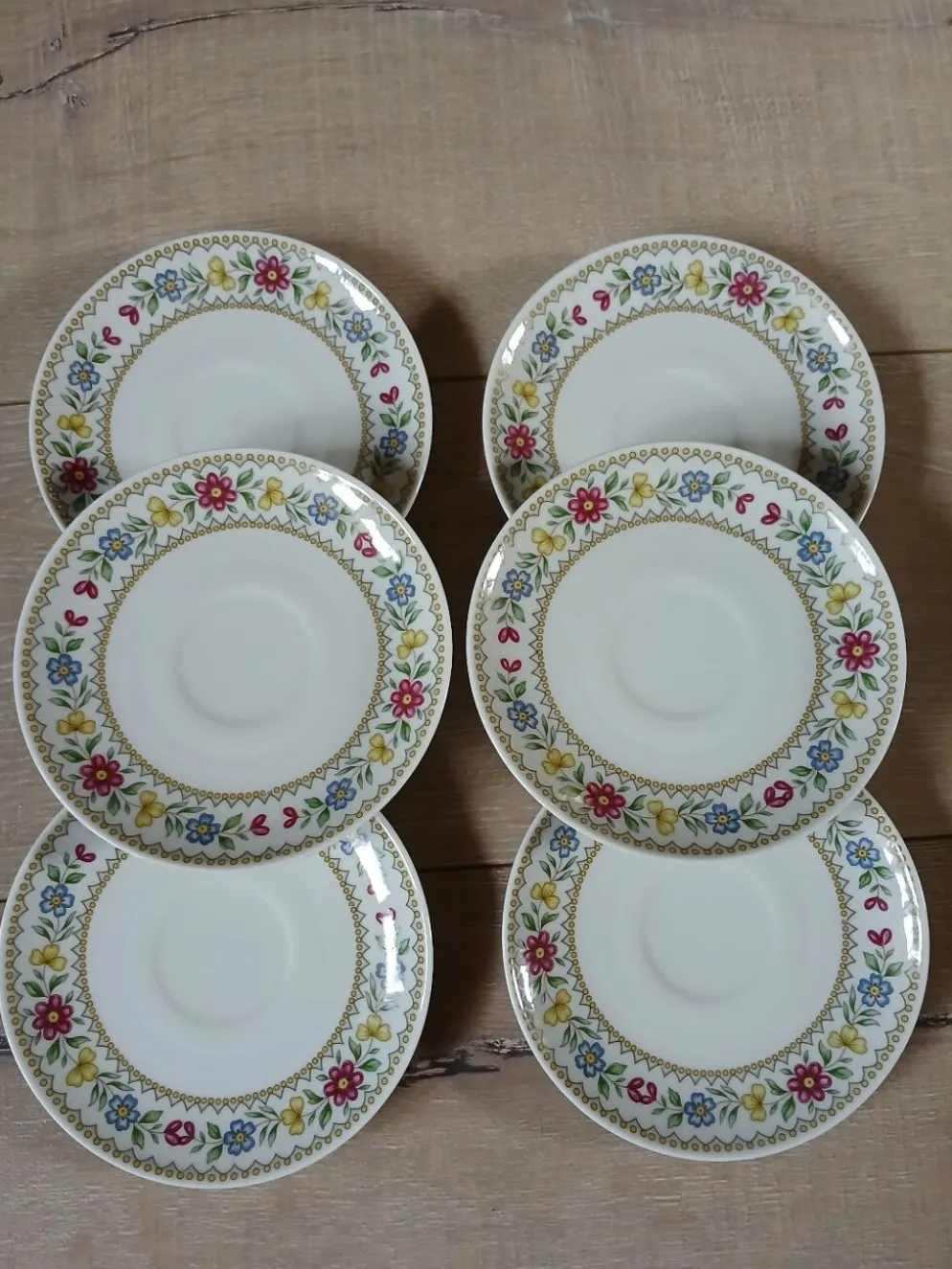 6 tasses + soupes anciennes/ années 50