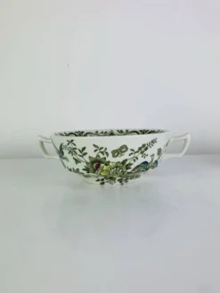 10 tasses à thé/café modèle Windsor par Ridgway, faïence anglaise