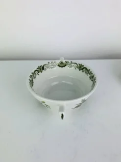 10 tasses à thé/café modèle Windsor par Ridgway, faïence anglaise