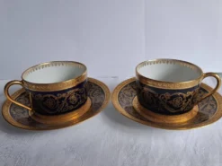 2 tasses à thé haviland