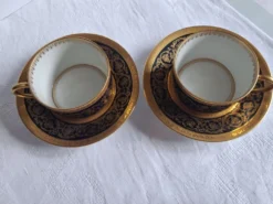 2 tasses à thé haviland