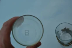 2 tasses/verre à thé art déco
