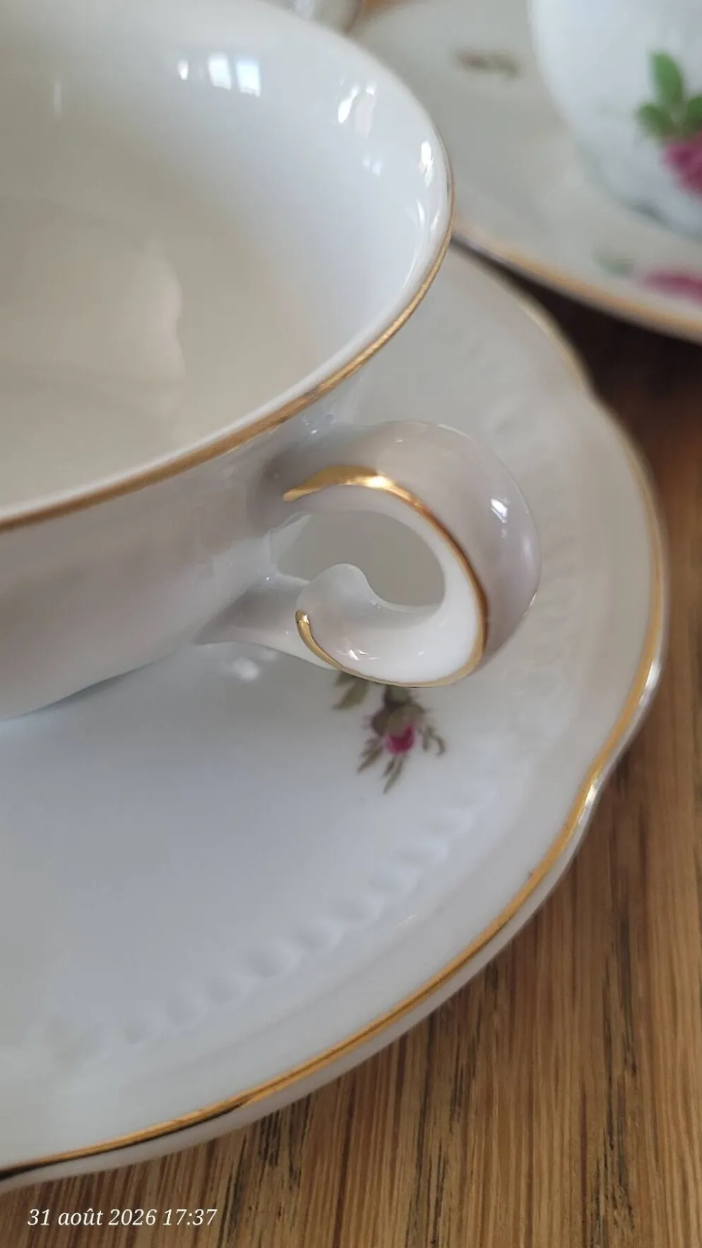 3 tasses vintage Belge Maison R.Michiels ( St Nicolas waes )
