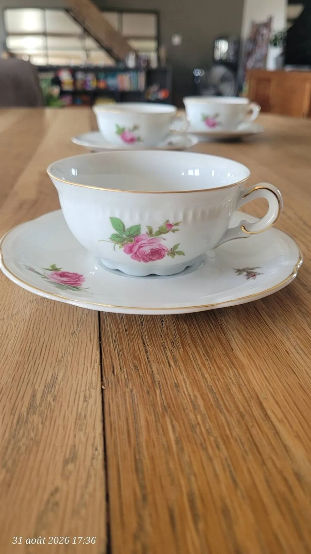 3 tasses vintage Belge Maison R.Michiels ( St Nicolas waes )