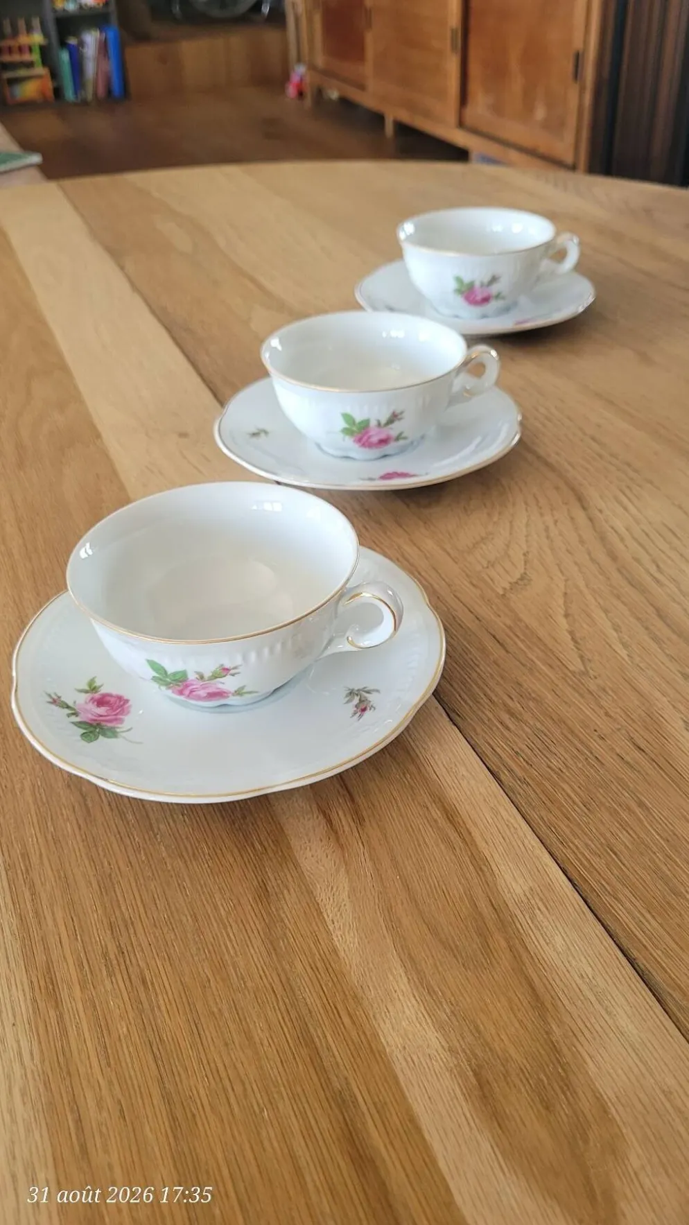 3 tasses vintage Belge Maison R.Michiels ( St Nicolas waes )