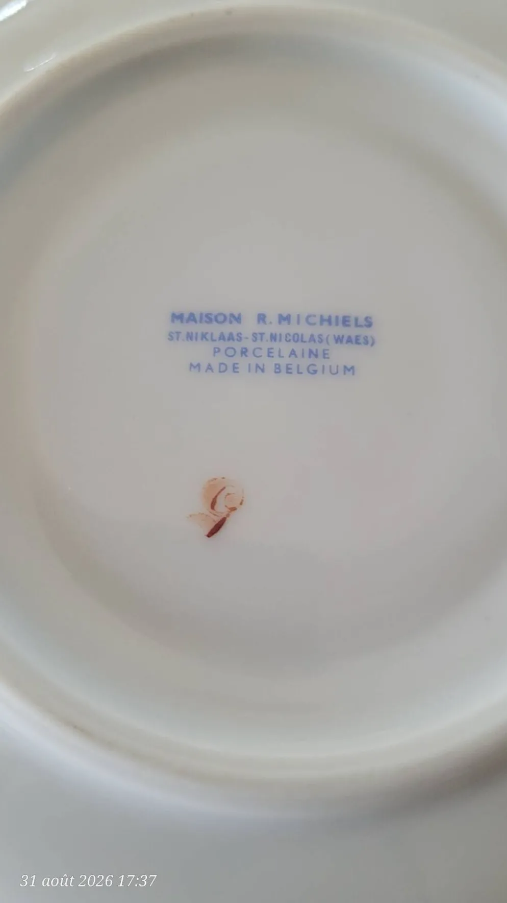 3 tasses vintage Belge Maison R.Michiels ( St Nicolas waes )