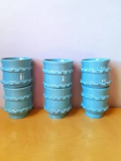 Tasses Yvon Roy en céramique