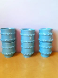 Tasses Yvon Roy en céramique