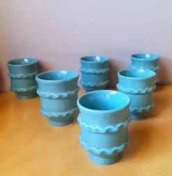 Tasses Yvon Roy en céramique