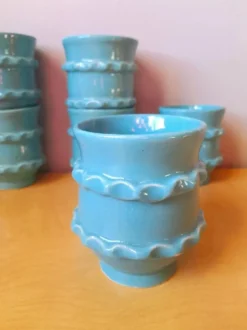 Tasses Yvon Roy en céramique