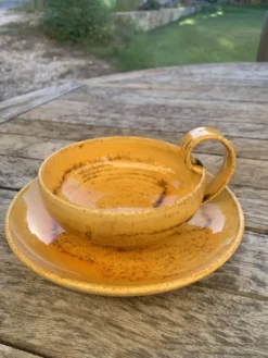 Tasse à thé en céramique danoise Kahler Hak